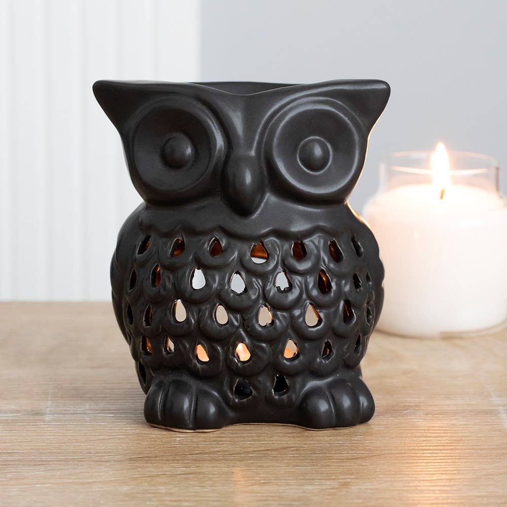 Black Owl Oil Burner and Wax Warmer Something Different Wholesale