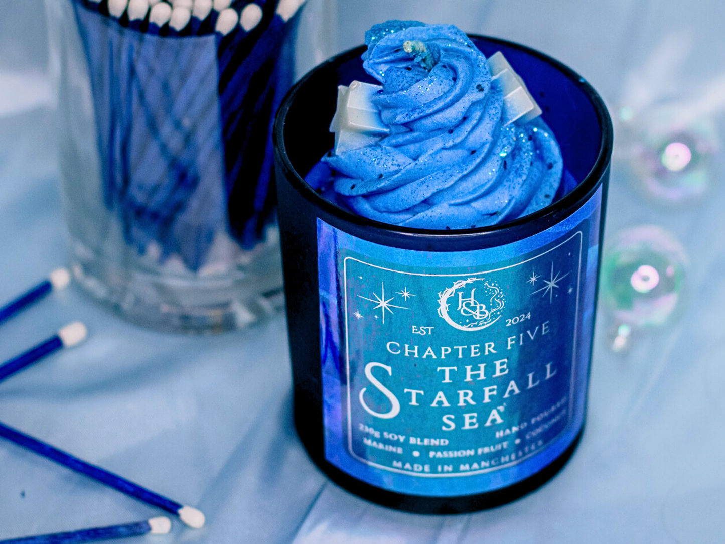THE STARFALL SEA - Tropical Fruit & Sea Fresh Scented Candle Hex & Boon