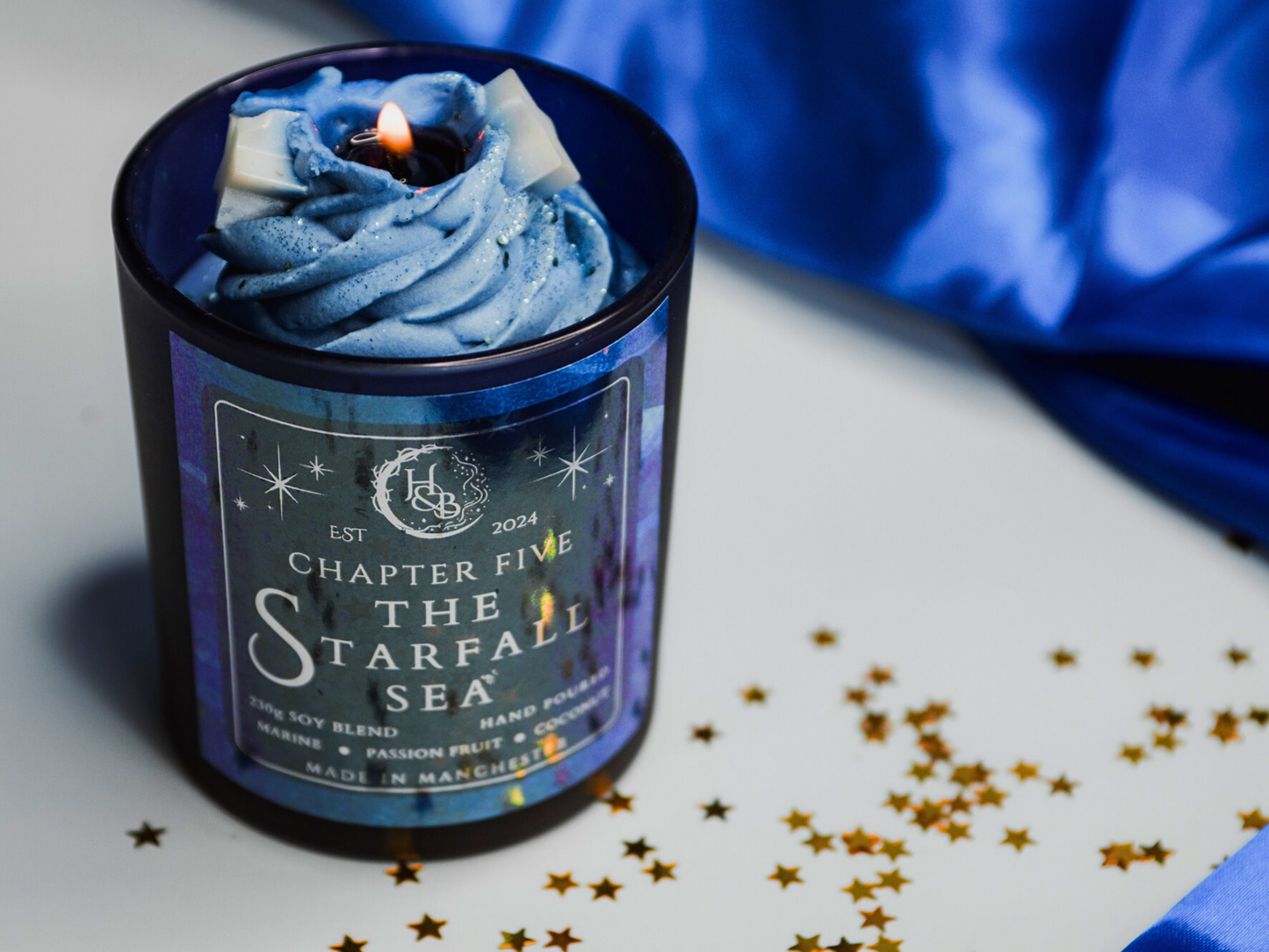 THE STARFALL SEA - Tropical Fruit & Sea Fresh Scented Candle Hex & Boon