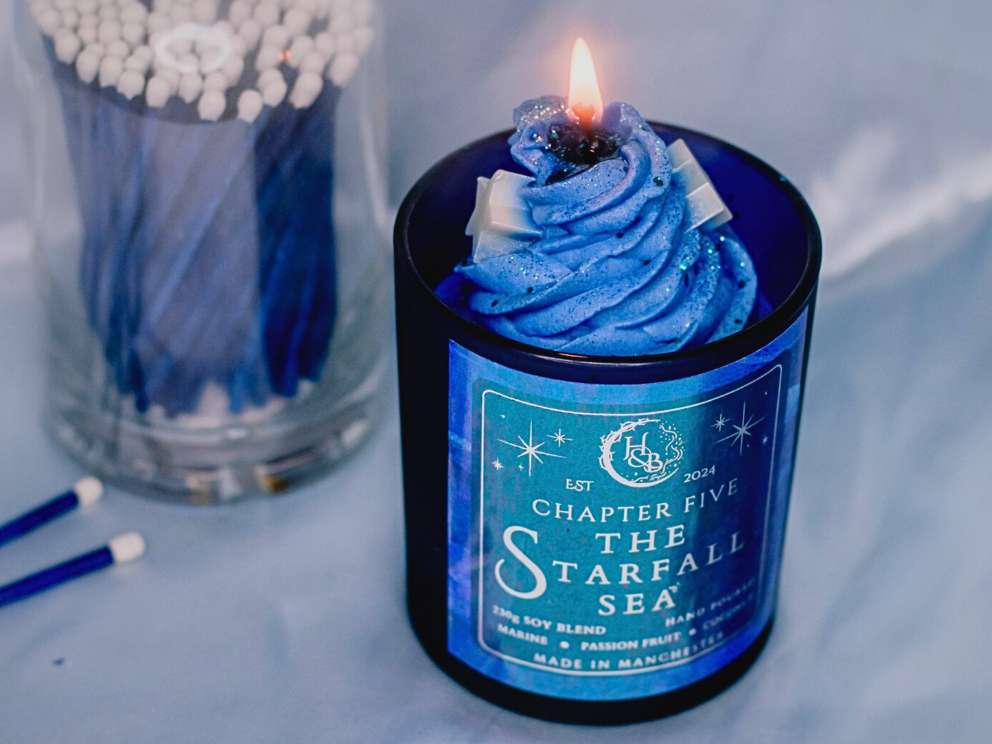 THE STARFALL SEA - Tropical Fruit & Sea Fresh Scented Candle Hex & Boon