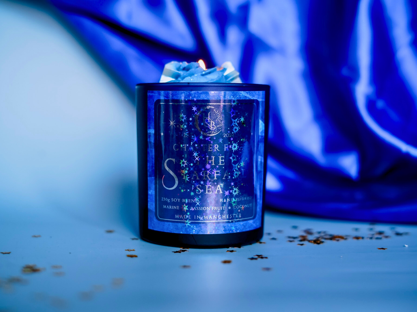THE STARFALL SEA - Tropical Fruit & Sea Fresh Scented Candle Hex & Boon