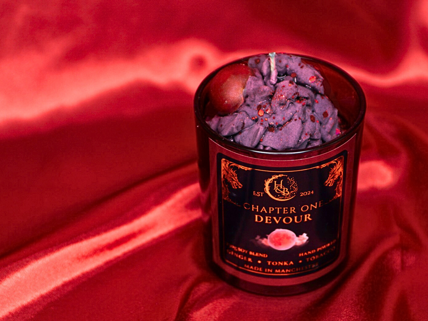 DEVOUR - Rich & Spicy Scented Whipped Candle Hex & Boon