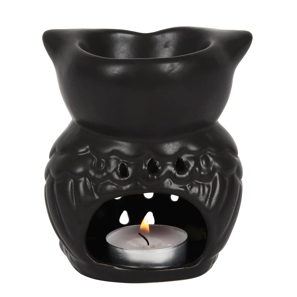 Black Owl Oil Burner and Wax Warmer Something Different Wholesale