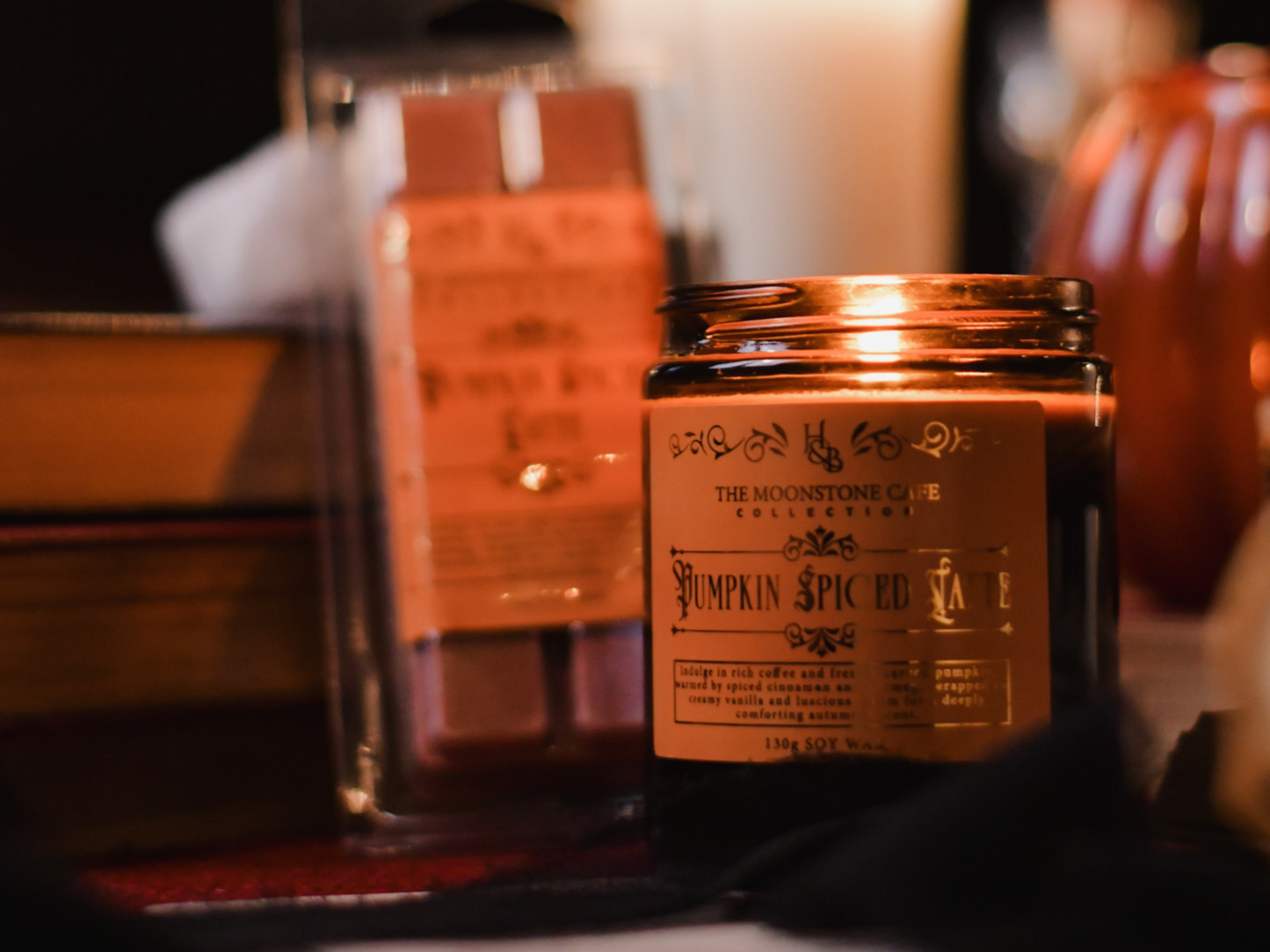Pumpkin Spiced Latte Scented Soy Candle 130g Hex & Boon