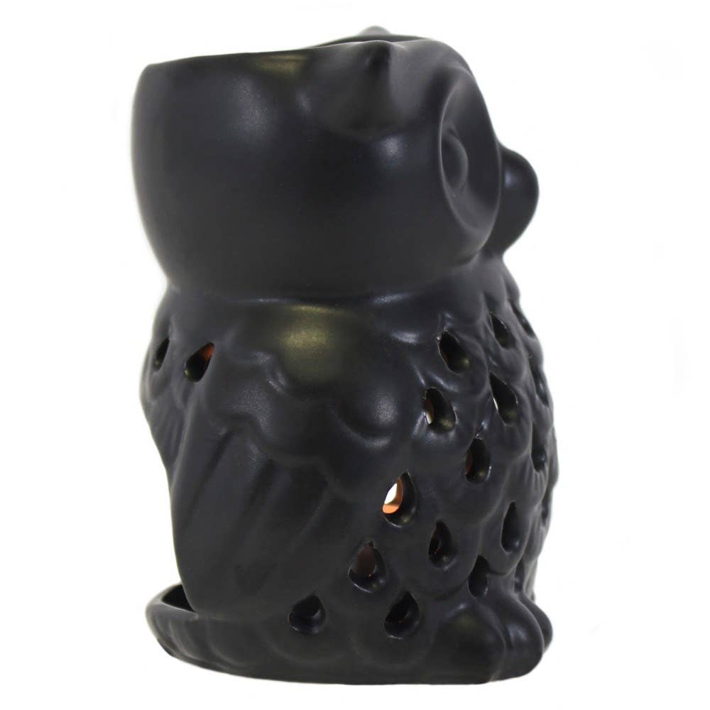 Black Owl Oil Burner and Wax Warmer Something Different Wholesale