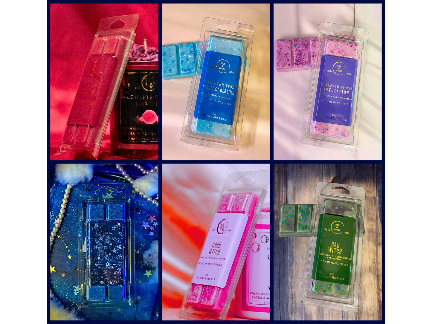 Whipped Candle Soy Wax Melt Bars Hex & Boon