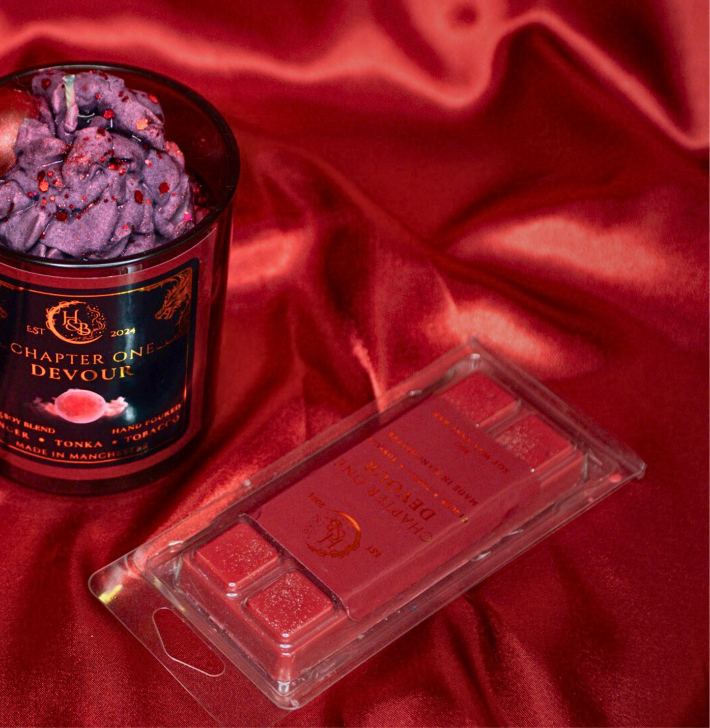 Whipped Candle Mystery Bundle - One Candle + Two Wax Melts! Hex & Boon