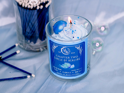 CIRCLE OF HEALING - Fresh & Floral Scented Whipped Candle Hex & Boon