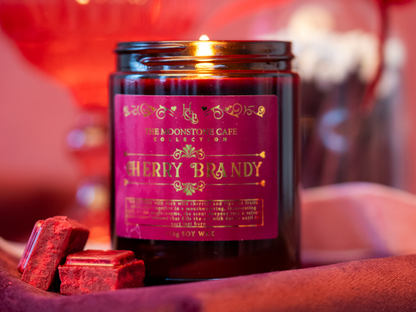 Cherry Brandy Scented Soy Candle 130g Hex & Boon