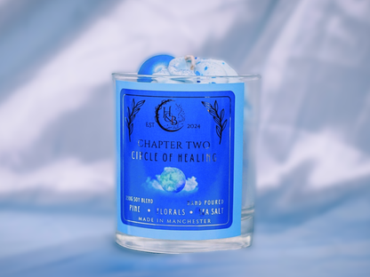 CIRCLE OF HEALING - Fresh & Floral Scented Whipped Candle Hex & Boon