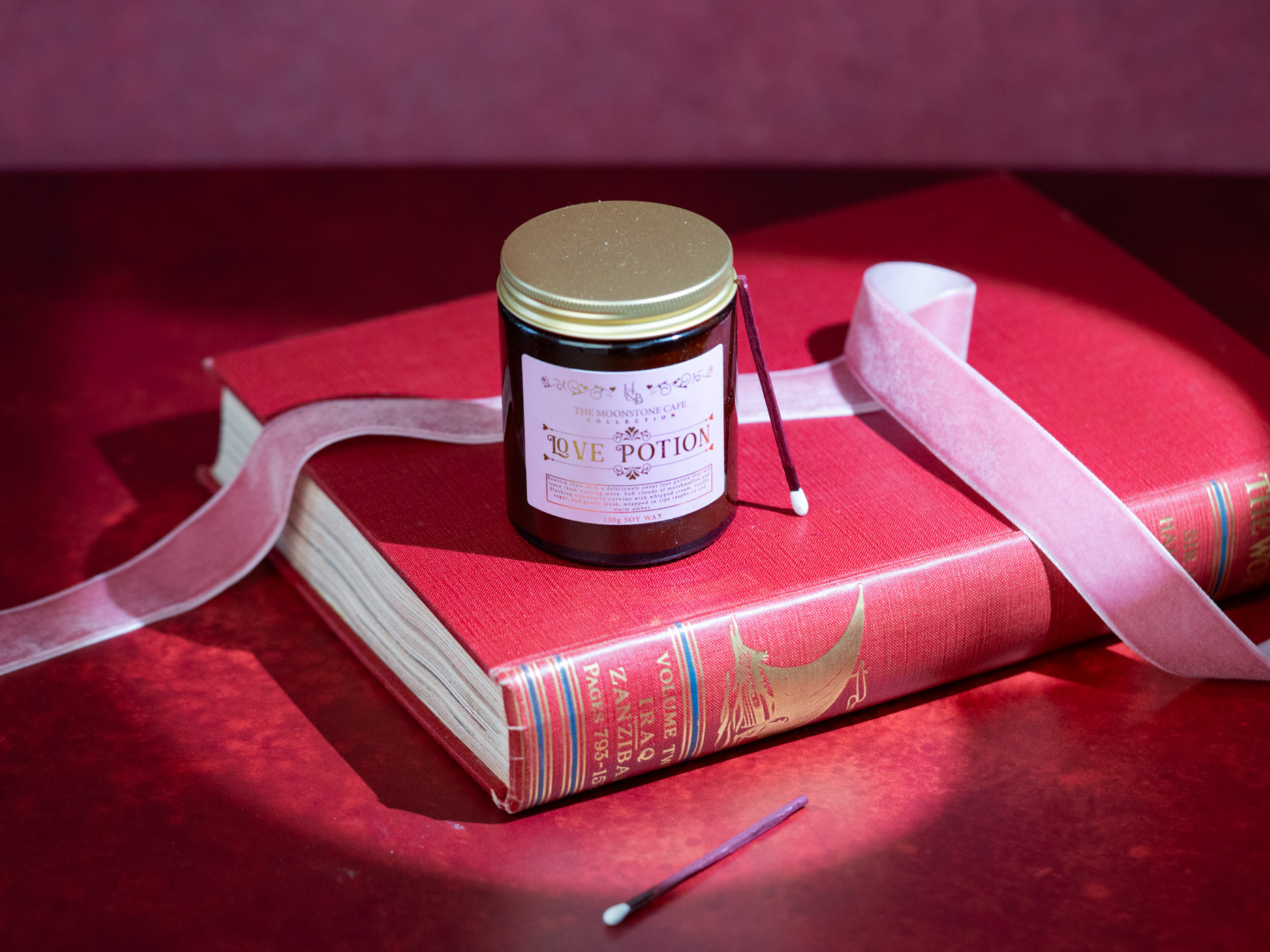 Love Potion Scented Soy Candle 130g Hex & Boon