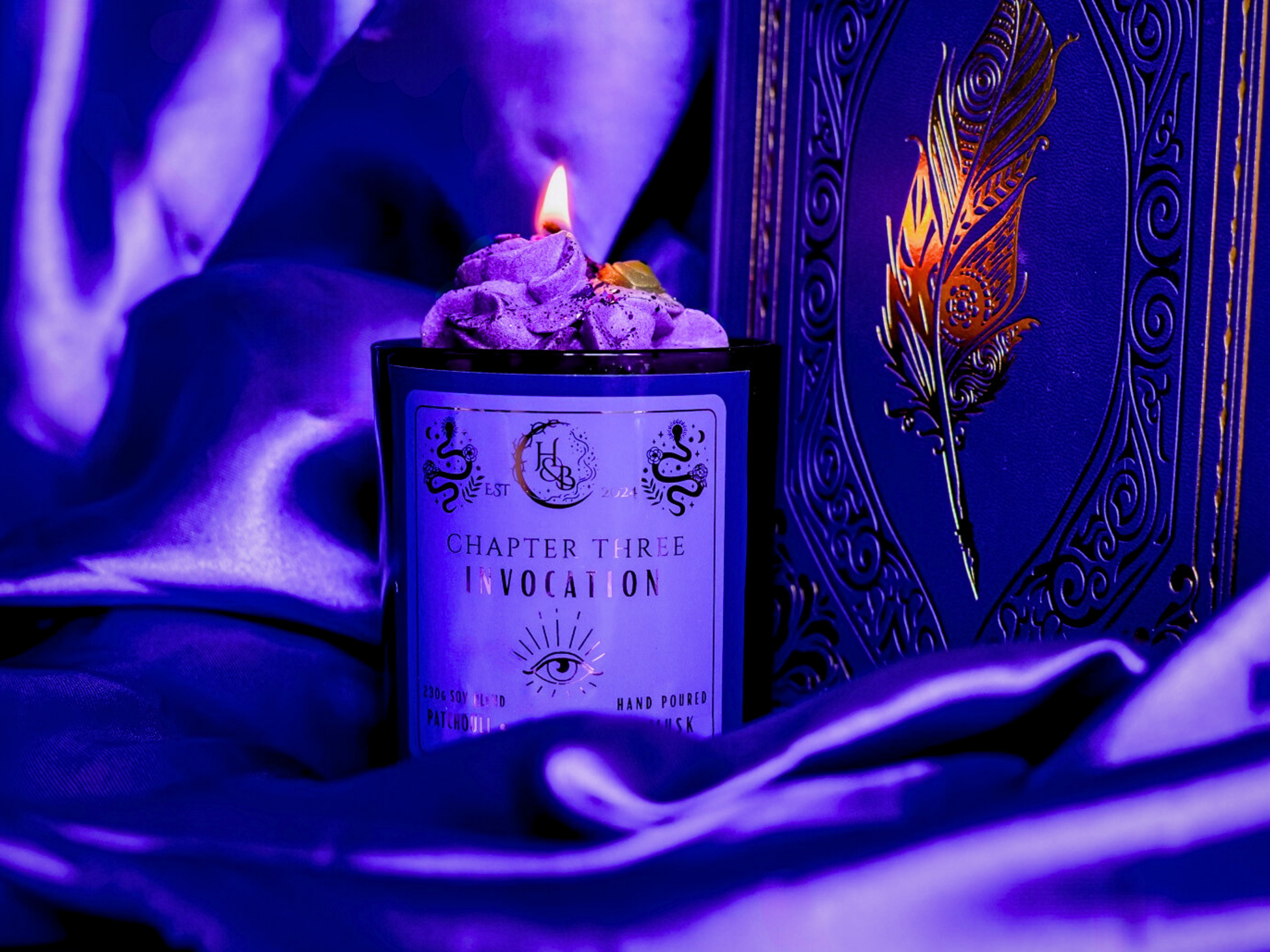 Whipped Candle Mystery Bundle - One Candle + Two Wax Melts! Hex & Boon