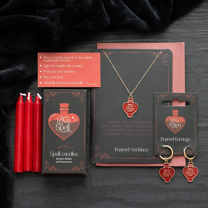 Love Potion Pendant Necklace Greeting Card
