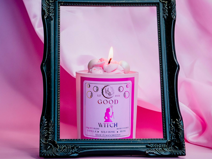 GOOD WITCH - Rose & Vanilla Scented Whipped Candle Hex & Boon