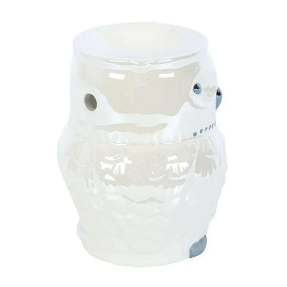 Iridescent Owl Oil Burner and Wax Warmer My Store
