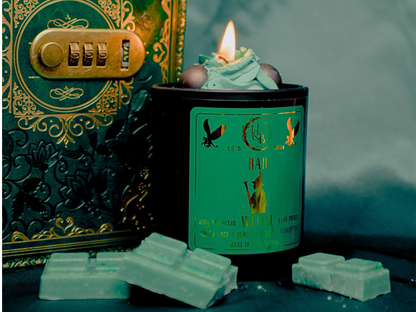 BAD WITCH - Sage & Juniper Berry Scented Whipped Candle Hex & Boon
