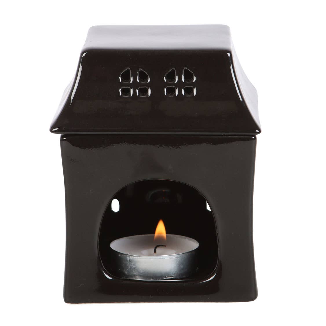 Gothic Black Haunted House Halloween Oil Burner Something Different Wholesale