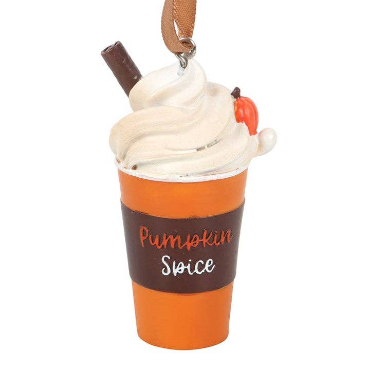 Autumn Pumpkin Spice Latte Hanging Ornament Something Different Wholesale