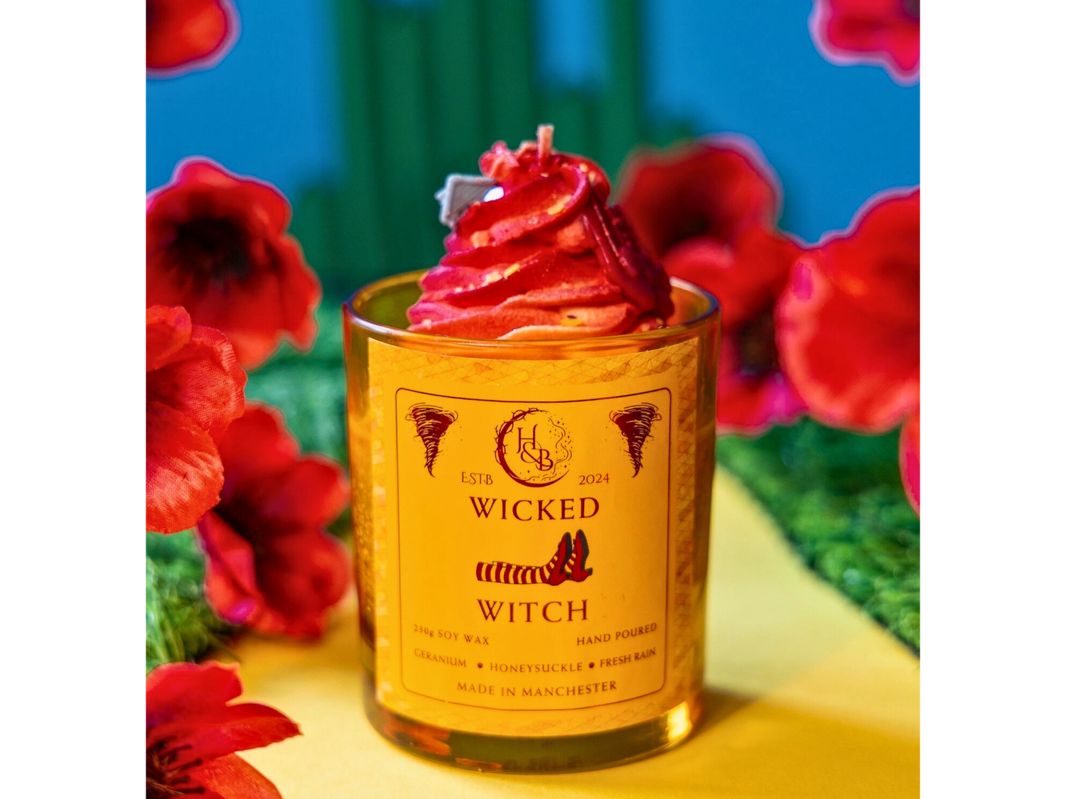 WICKED WITCH - Honeysuckle and Fresh Rain Scented Whipped Candle Hex & Boon