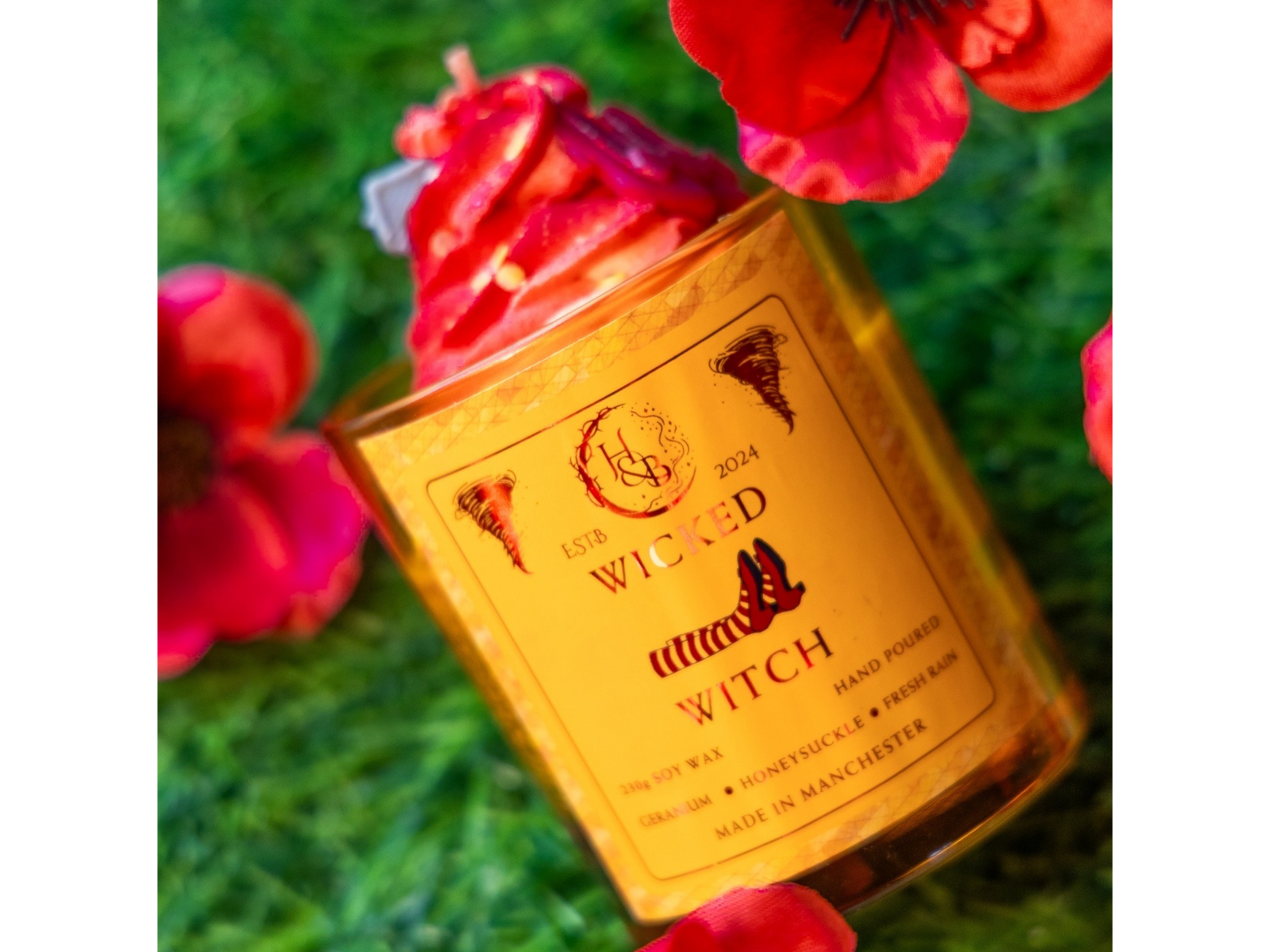 WICKED WITCH - Honeysuckle and Fresh Rain Scented Whipped Candle Hex & Boon