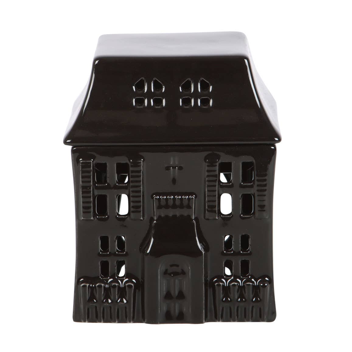 Gothic Black Haunted House Halloween Oil Burner Something Different Wholesale