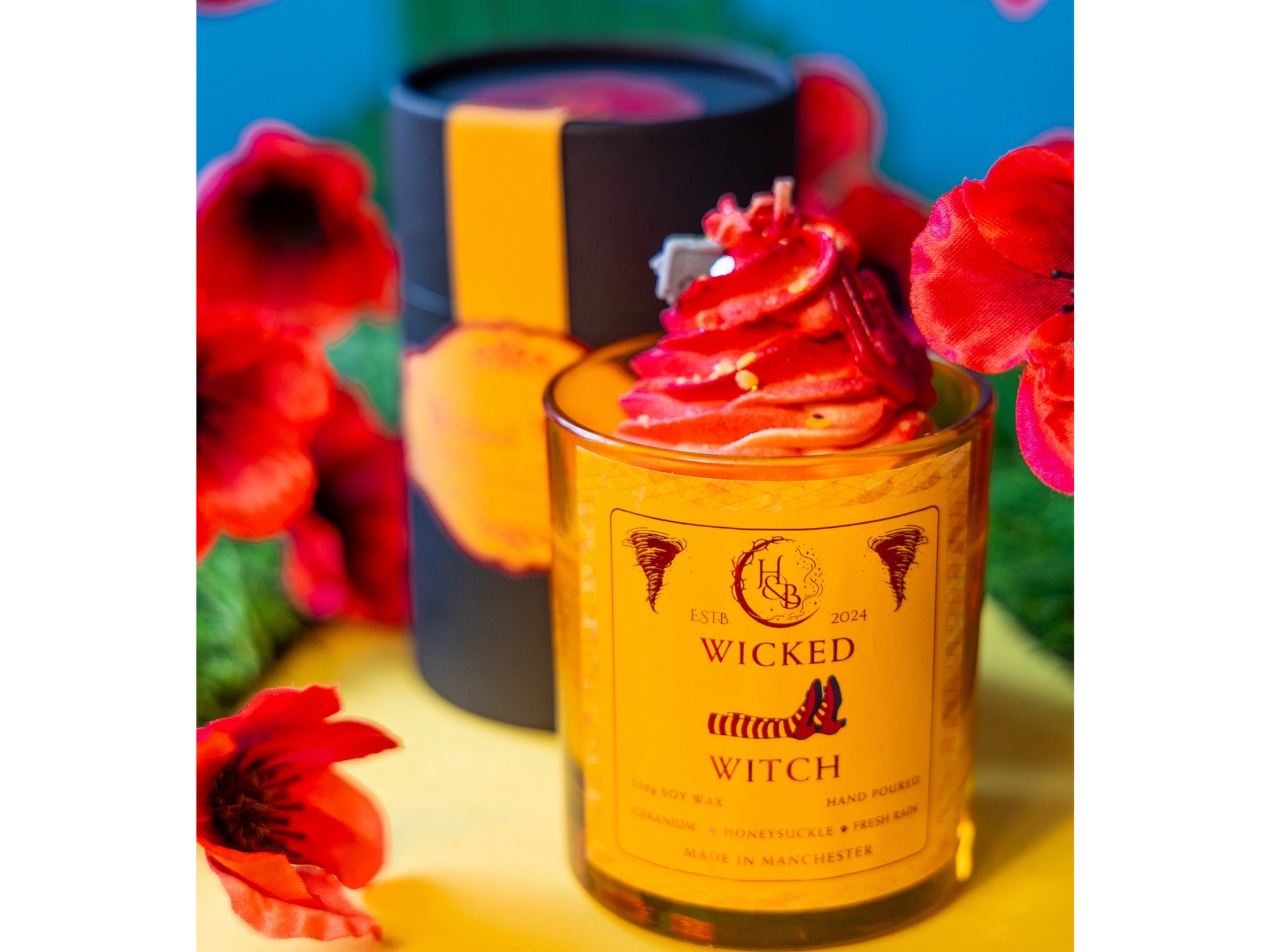 WICKED WITCH - Honeysuckle and Fresh Rain Scented Whipped Candle Hex & Boon