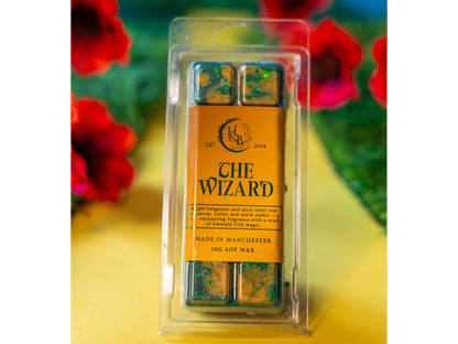 The Wizard (Spiced Pink Pepper & Nutmeg) Soy Wax Melt Bar - Limited Edition Hex & Boon