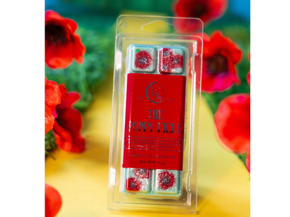 The Poppyfield (Poppy, Fig & Vanilla) Scented Wax Melt Bar Hex & Boon