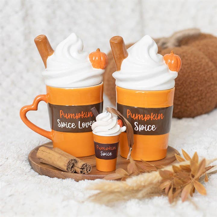 Autumn Pumpkin Spice Latte Hanging Ornament Something Different Wholesale