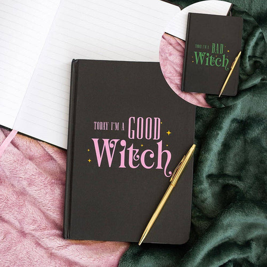 Good Witch, Bad Witch A5 Reversible Notebook Something Different Wholesale