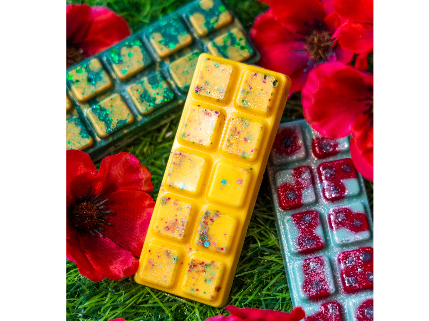 The Poppyfield (Poppy, Fig & Vanilla) Scented Wax Melt Bar Hex & Boon