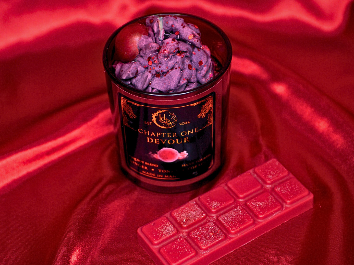 DEVOUR - Rich & Spicy Scented Whipped Candle Hex & Boon