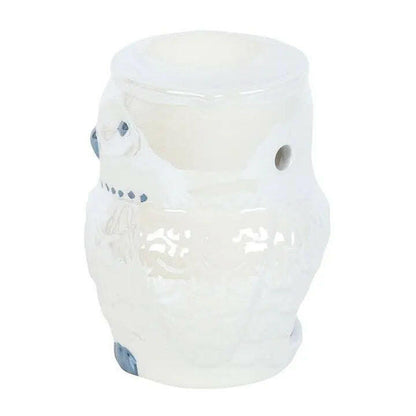 Iridescent Owl Oil Burner and Wax Warmer My Store