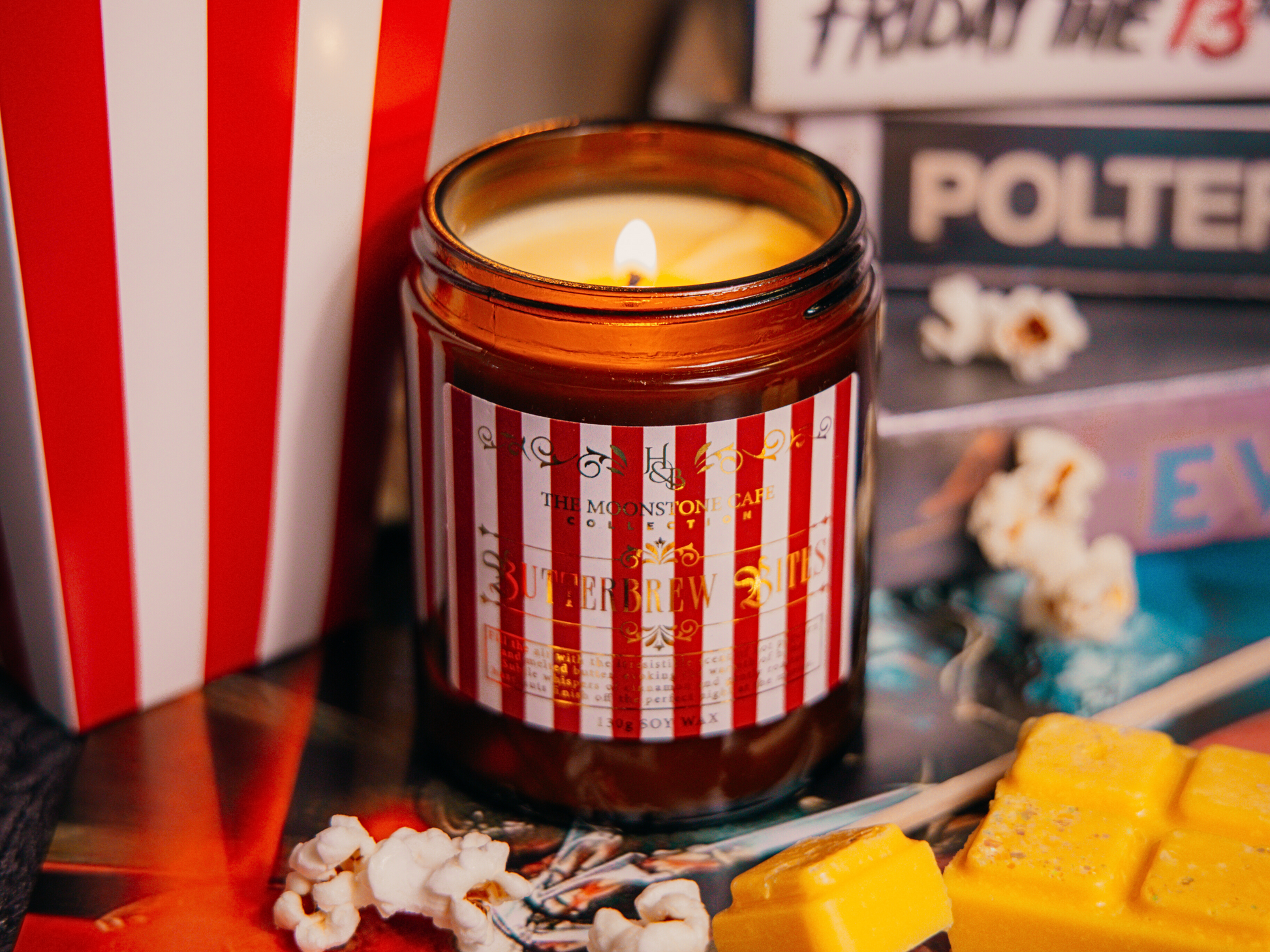 Butterbrew Bites Scented Soy Candle 130g Hex & Boon