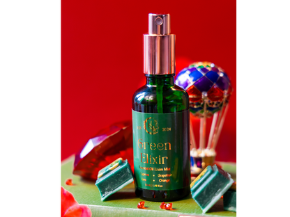 Green Elixir Essential Oil Mist (Lime, Grapefruit, Cypress, Orange) Hex & Boon