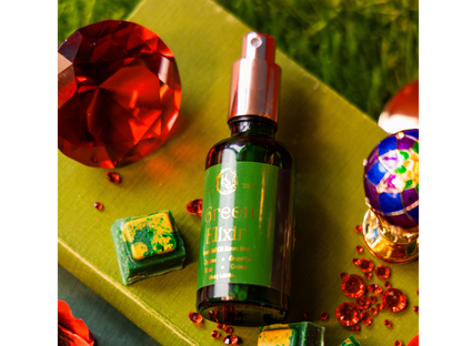 Green Elixir Essential Oil Mist (Lime, Grapefruit, Cypress, Orange) Hex & Boon