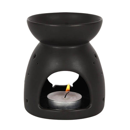 Gothic Black Cauldron Cut Out Oil Burner and Wax Warmer Something Different Wholesale