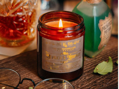 Warlock Whiskey Scented Soy Candle 130g Hex & Boon