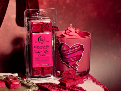 UNDER YOUR SPELL - Dark Rose & Amber Scented Candle Hex & Boon
