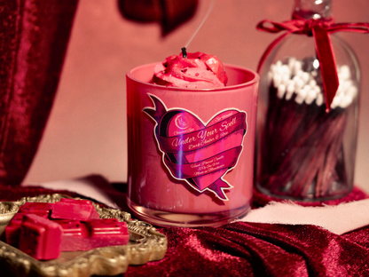 UNDER YOUR SPELL - Dark Rose & Amber Scented Candle Hex & Boon