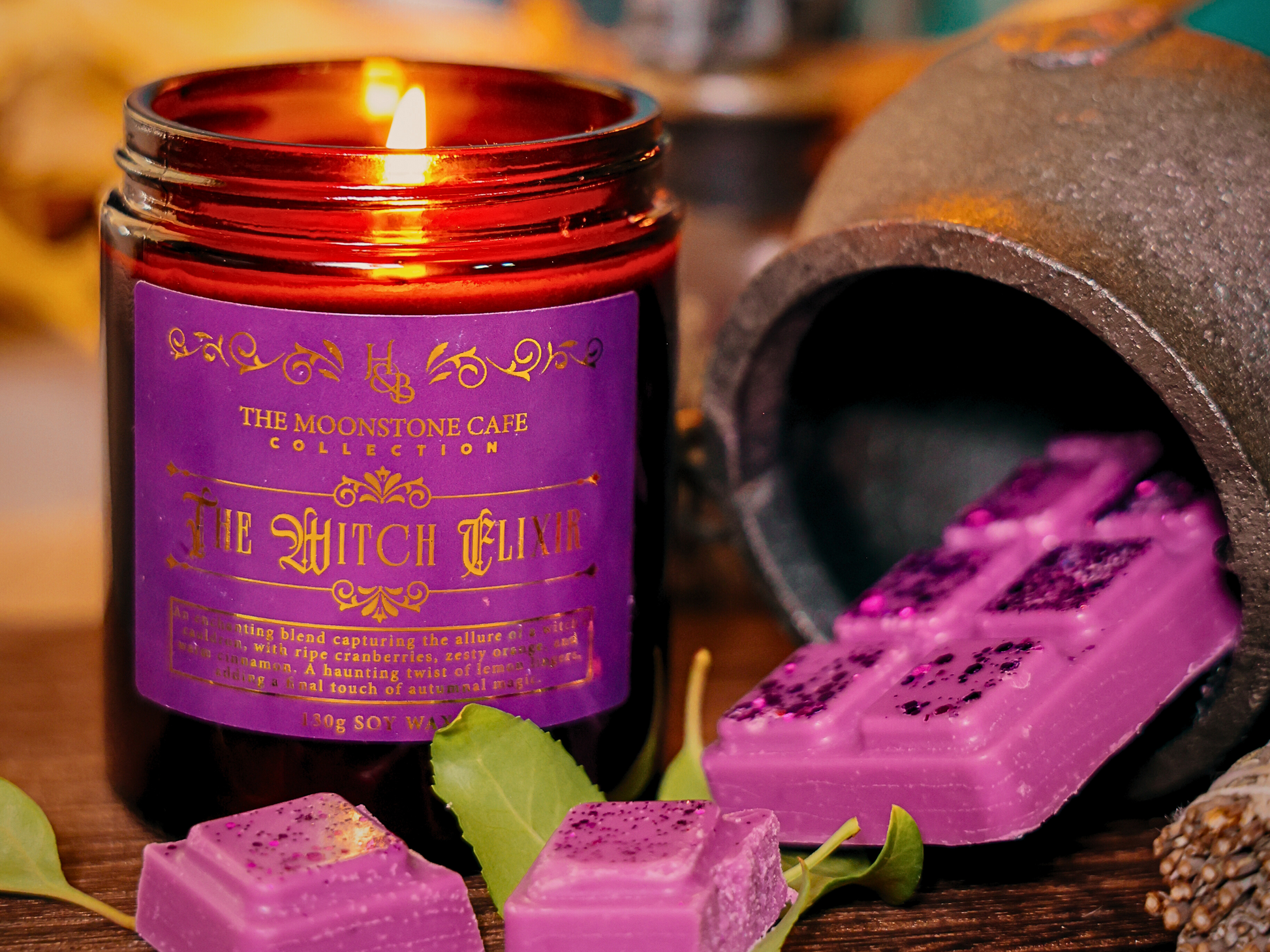 The Witch Elixir Scented Soy Candle 130g Hex & Boon