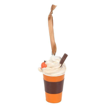 Autumn Pumpkin Spice Latte Hanging Ornament Something Different Wholesale