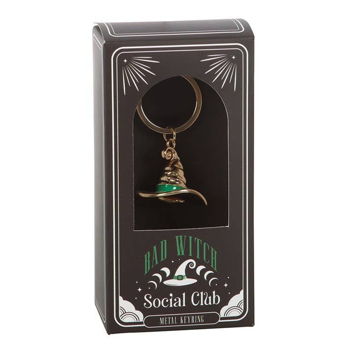 Bad Witch Social Club Witch Hat Keyring Something Different Wholesale