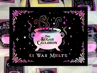 The Sugar Cauldron - Individual Wax Melts Hex & Boon