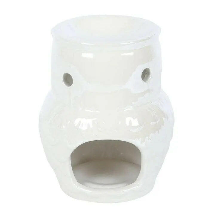 Iridescent Owl Oil Burner and Wax Warmer My Store