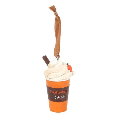 Autumn Pumpkin Spice Latte Hanging Ornament Something Different Wholesale