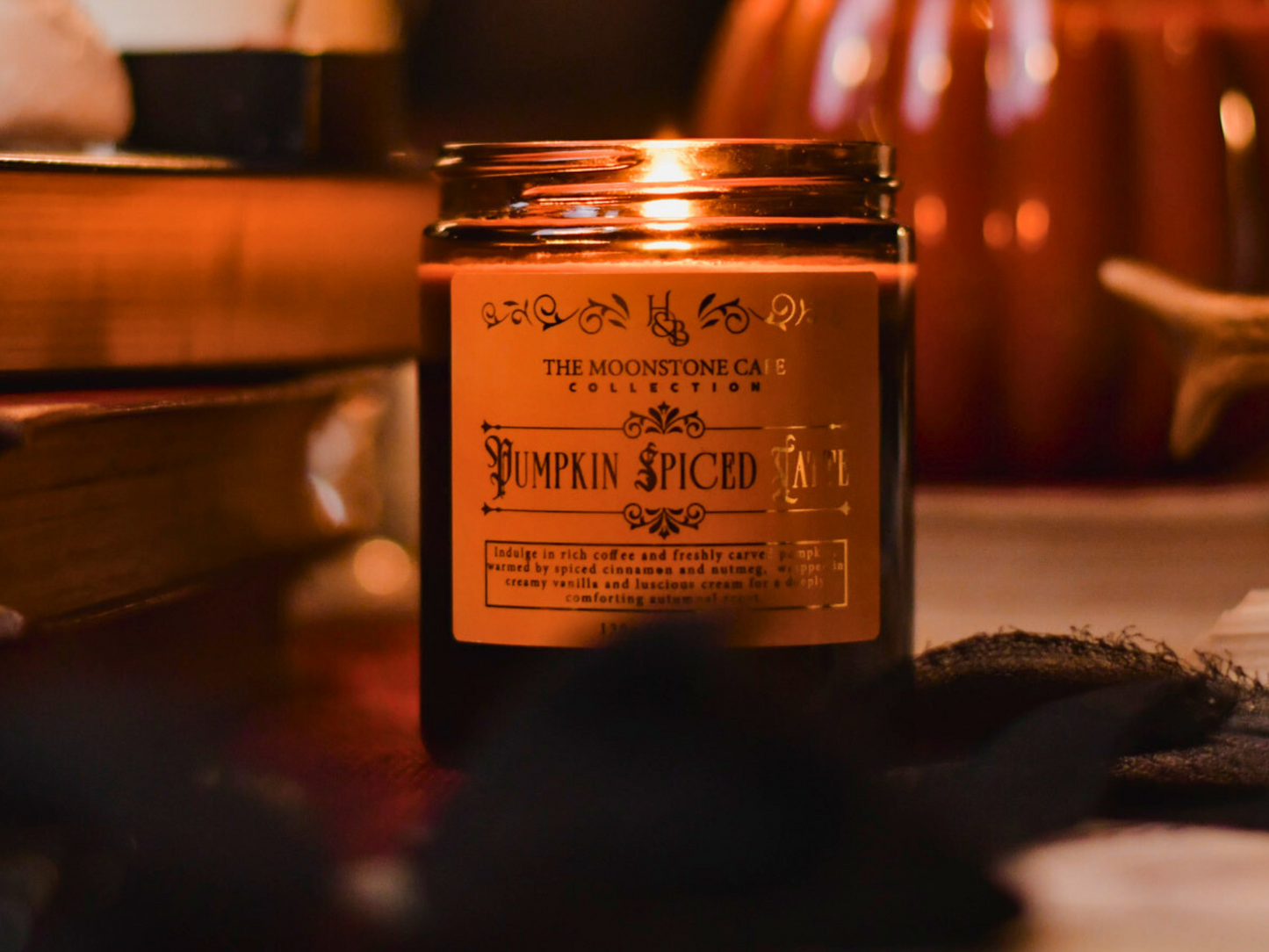 Pumpkin Spiced Latte Scented Soy Candle 130g Hex & Boon