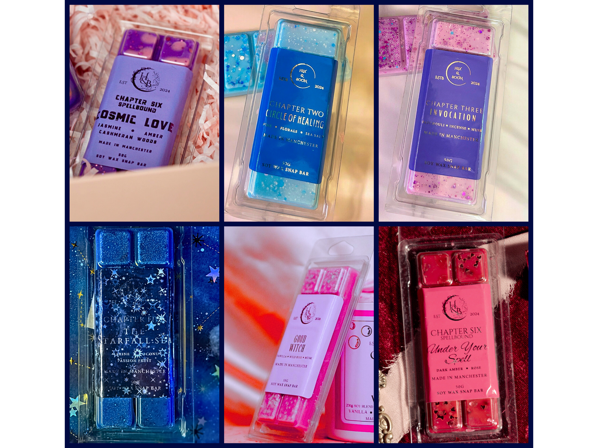 Whipped Candle Soy Wax Melt Bars Hex & Boon