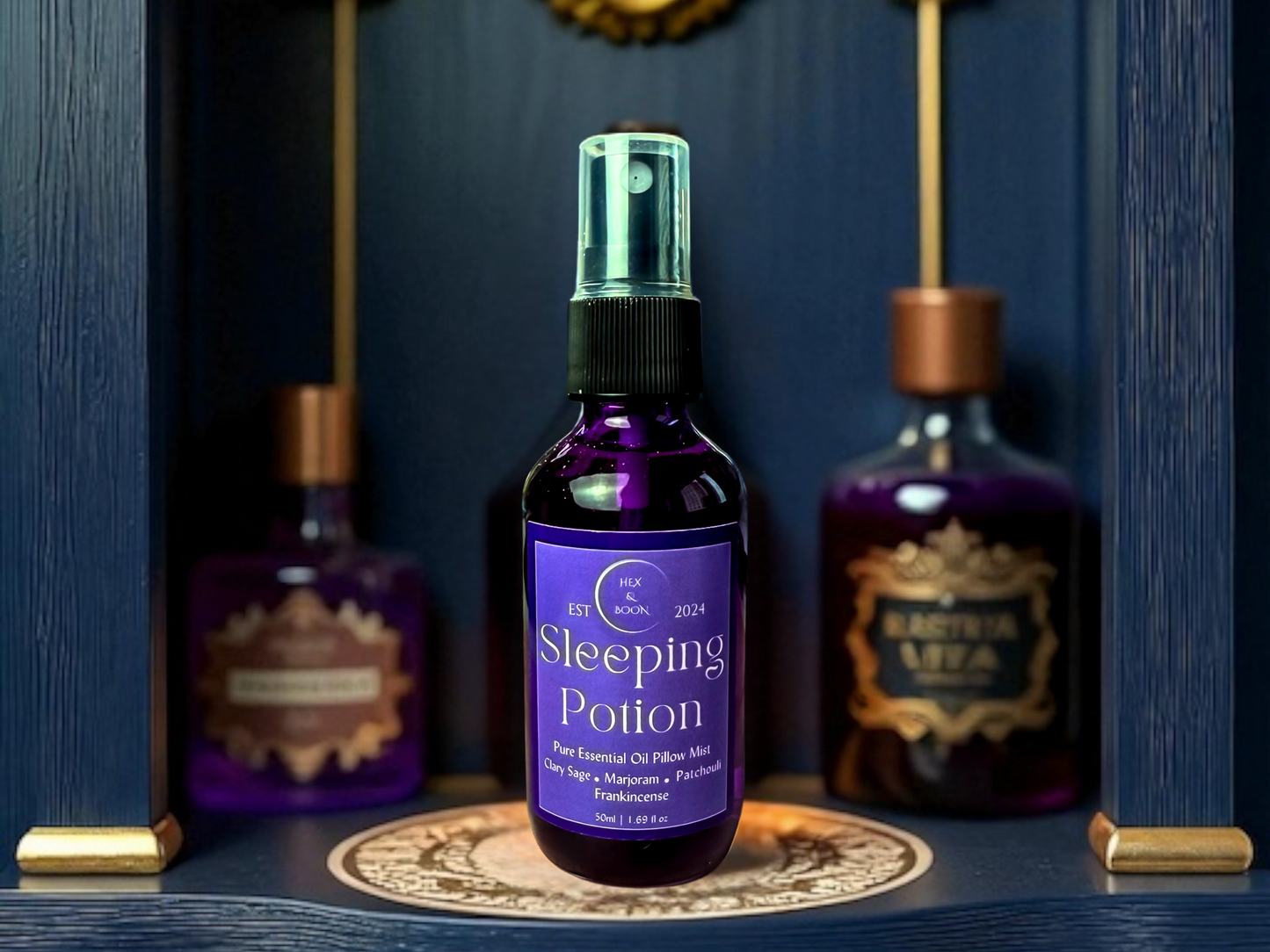 Sleeping Potion - Essential Oil Pillow Mist Hex & Boon
