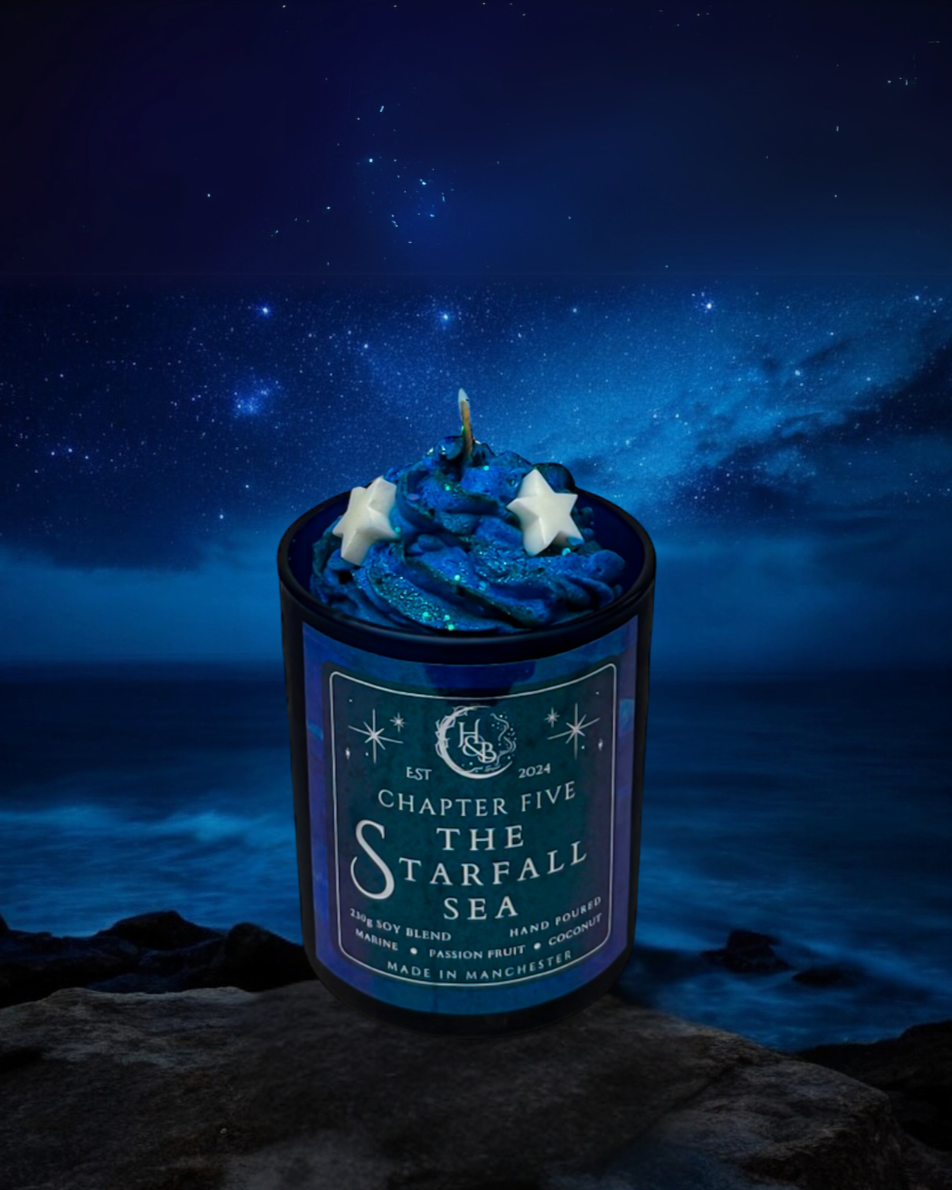 THE STARFALL SEA - Tropical Fruit & Sea Fresh Scented Candle Hex & Boon